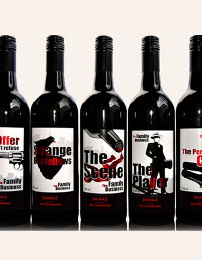 The Family Business Wine Label