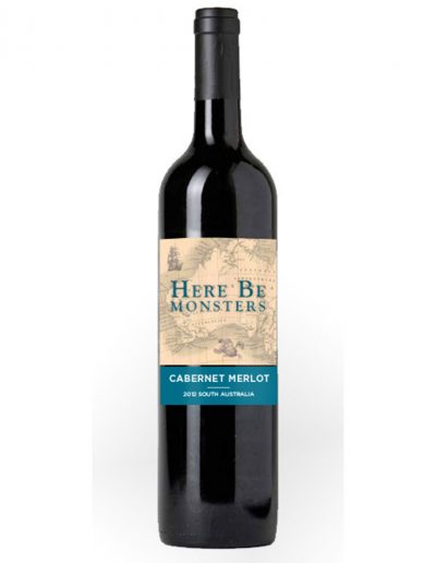 Here Be Monsters Wine Label