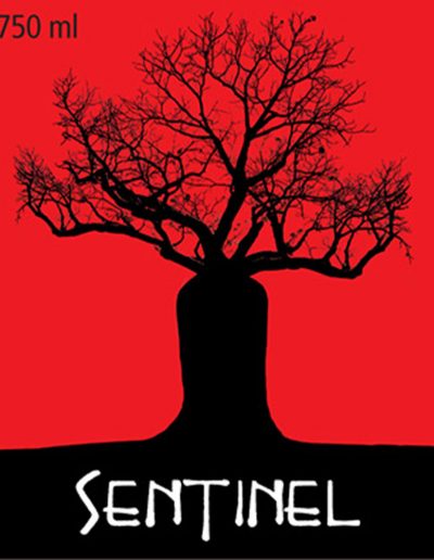 Sentinel Red Wine Label